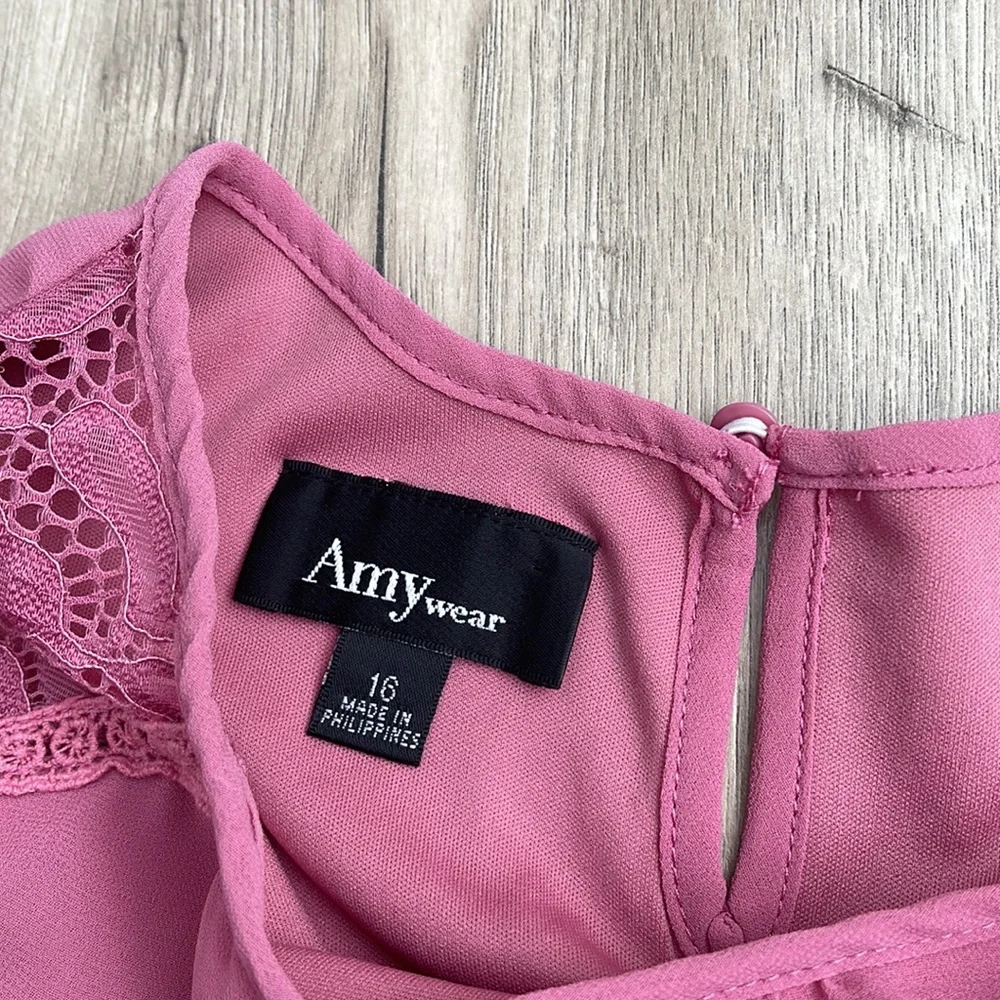 Amy Wear Girl Dress Size 16